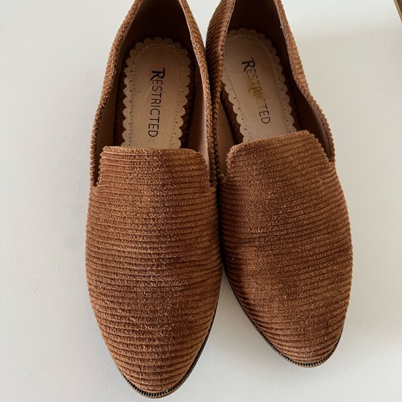 Restricted Shoes - Restricted Shoes Faux Suede Loafers Size 7